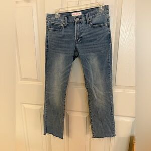 Lucky brand mid-rise straight jeans